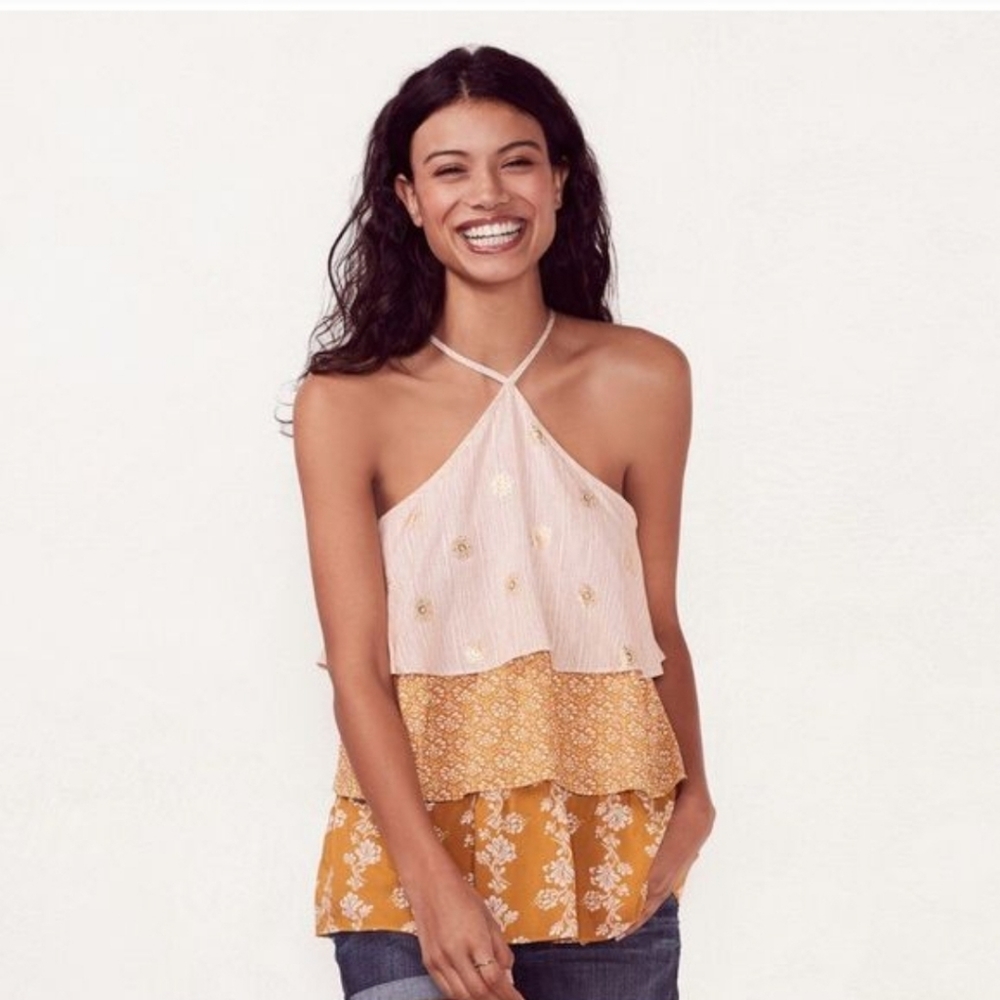 LC Lauren Conrad Halter Top